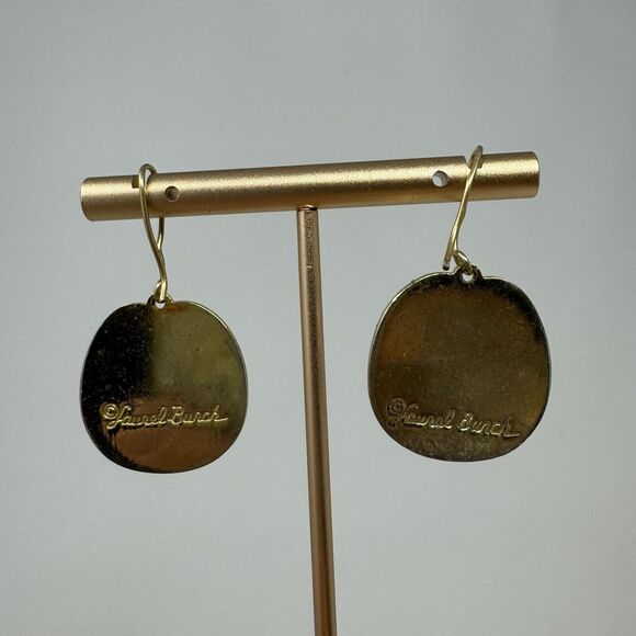 1980s Bright Fun Nile Bird Laurel Burch Hook Earrings - Picture 3 of 3